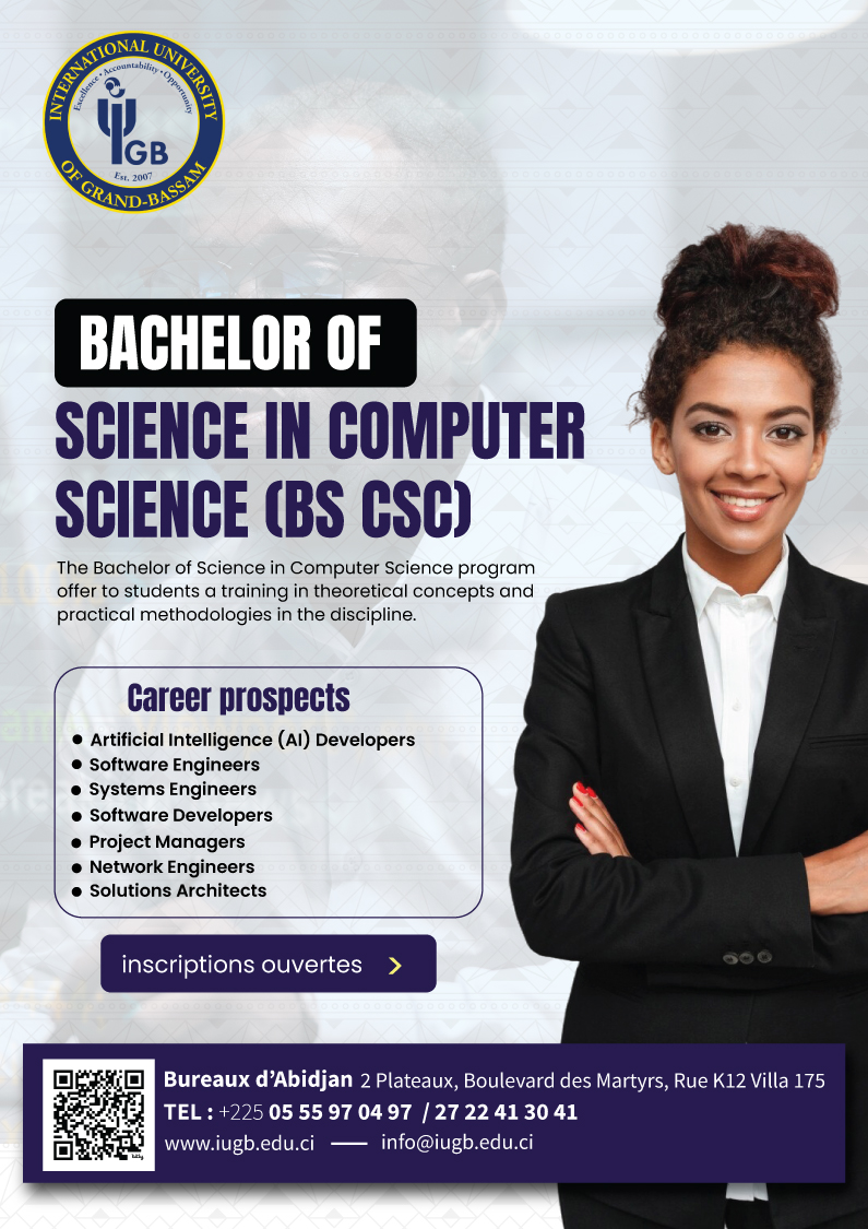 Bachelor of Science in Computer Science (BS CSC) – IUGB University