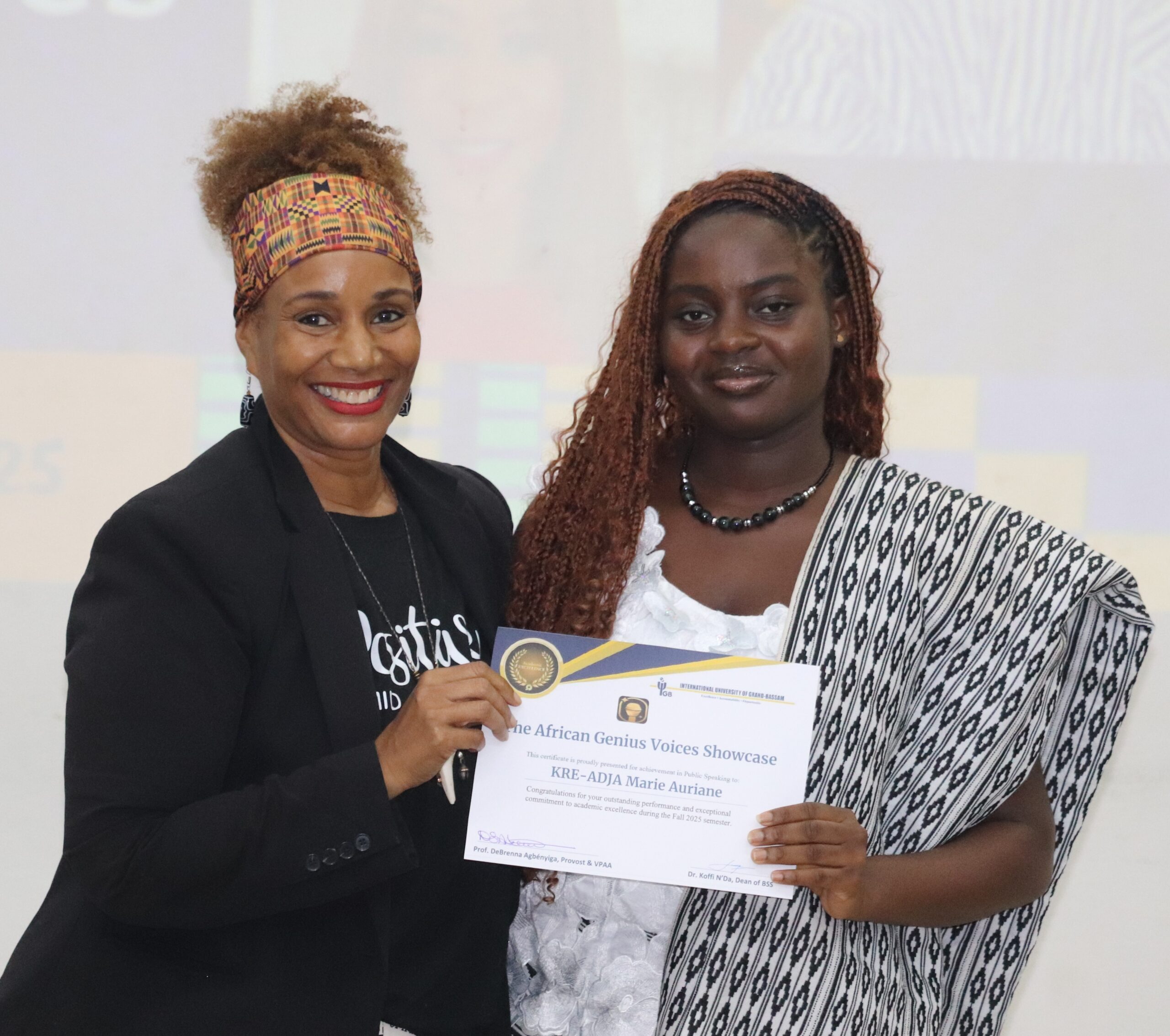 IUGB Students Celebrate Great Africans of Yesterday and Today